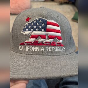 Gray California Republic Hat